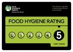 FSA Hygiene Rating 5
